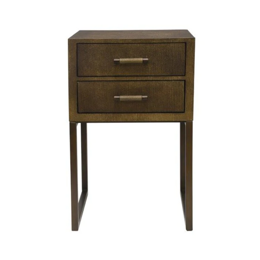 Clarice 2 Drawer Side Table