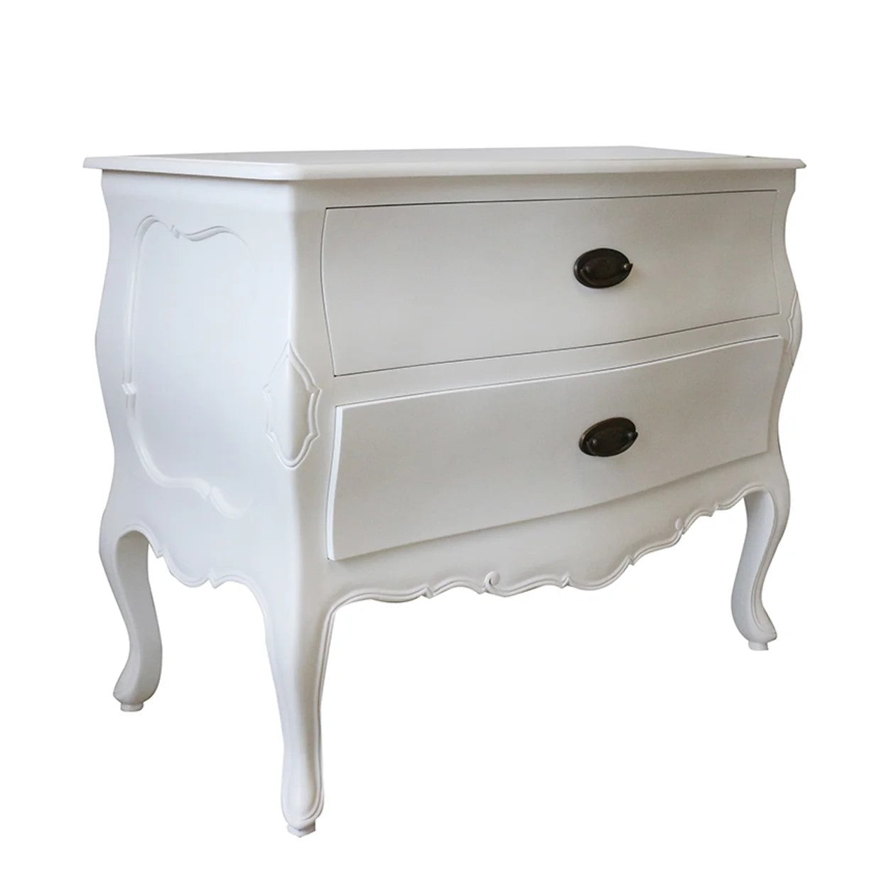 Antique Style Commode/Chest of Drawers - Antique White