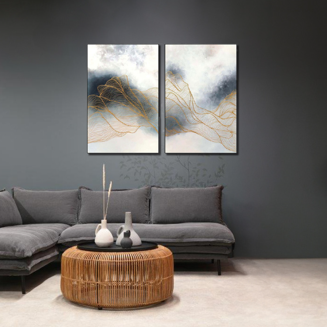 Transparent - Framed Artwork Pair