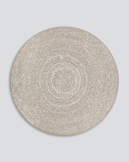 Cove Round Outdoor Rug - Ecru