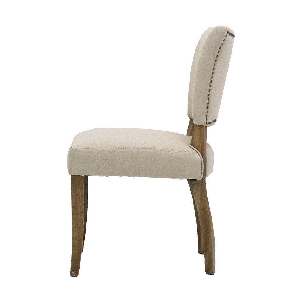 Crane Dining Chair - Cream Linen