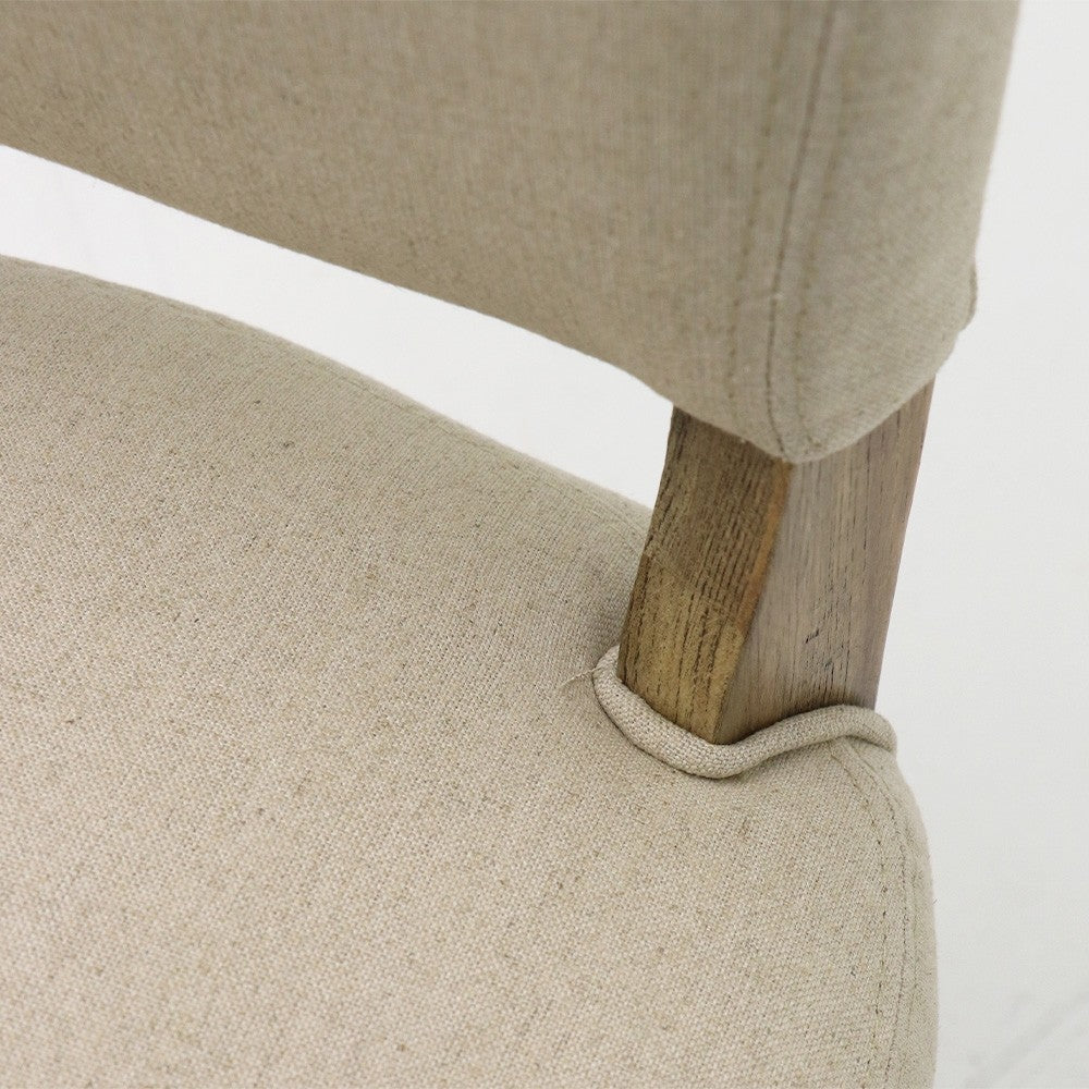 Crane Dining Chair - Cream Linen