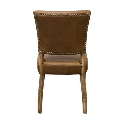 Crane Dining Chair - Brown Leather