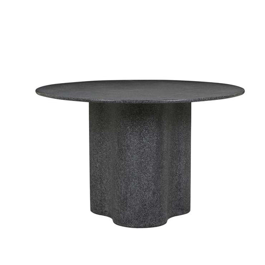 Artie Wave Outdoor Dining Table - Black Speckle