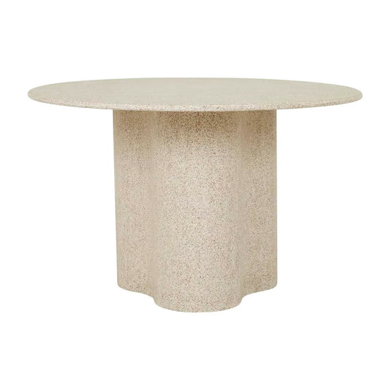 Artie Wave Outdoor Dining Table - Warm Sand