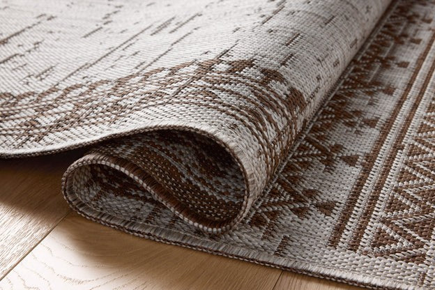Aztec Outdoor Rug - Coffee & Dove