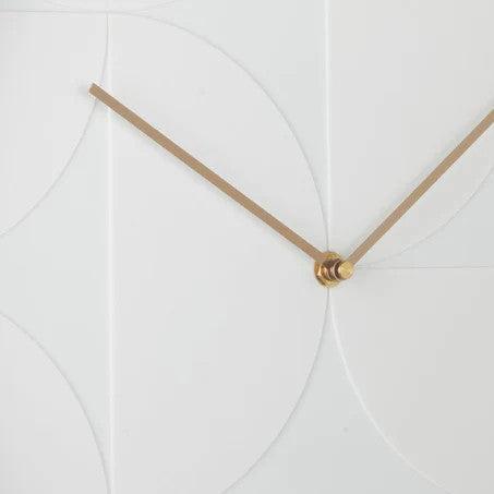 Echelon Wall Clock - White