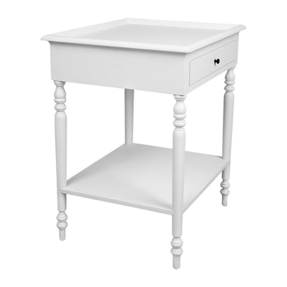 Montaigne Side Table - White