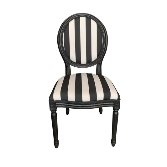 Balloon Back Dining Chair  - Striped