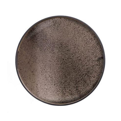 Tray - Round Bronze Mirror