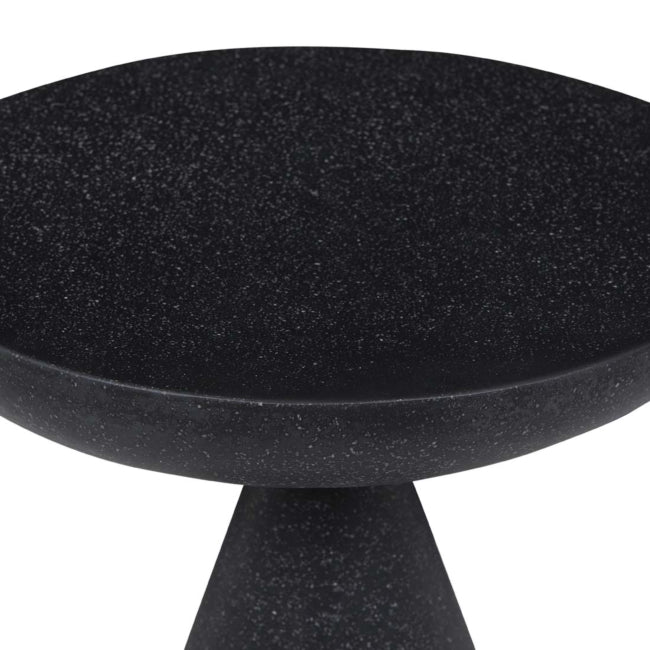 Livorno Luna Outdoor Side Table - Black Speckle