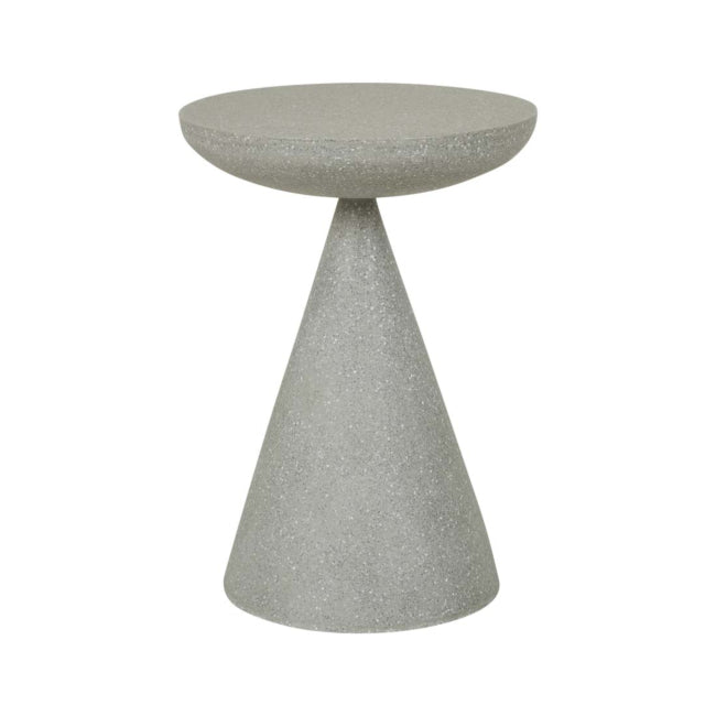 Livorno Luna Outdoor Side Table - Sage Speckle