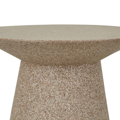 Livorno Round Outdoor Side Table - Terracotta Speckle