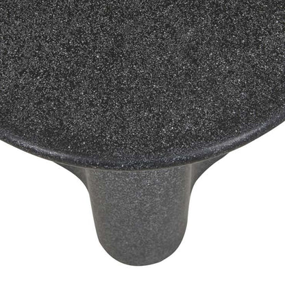 Artie Outdoor Wave Side Table - Black Speckle