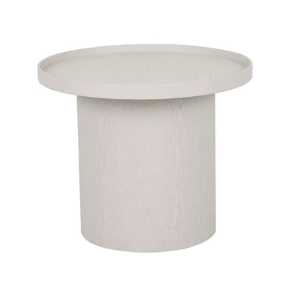 Classique Pedestal Side Table - Oyster Ash