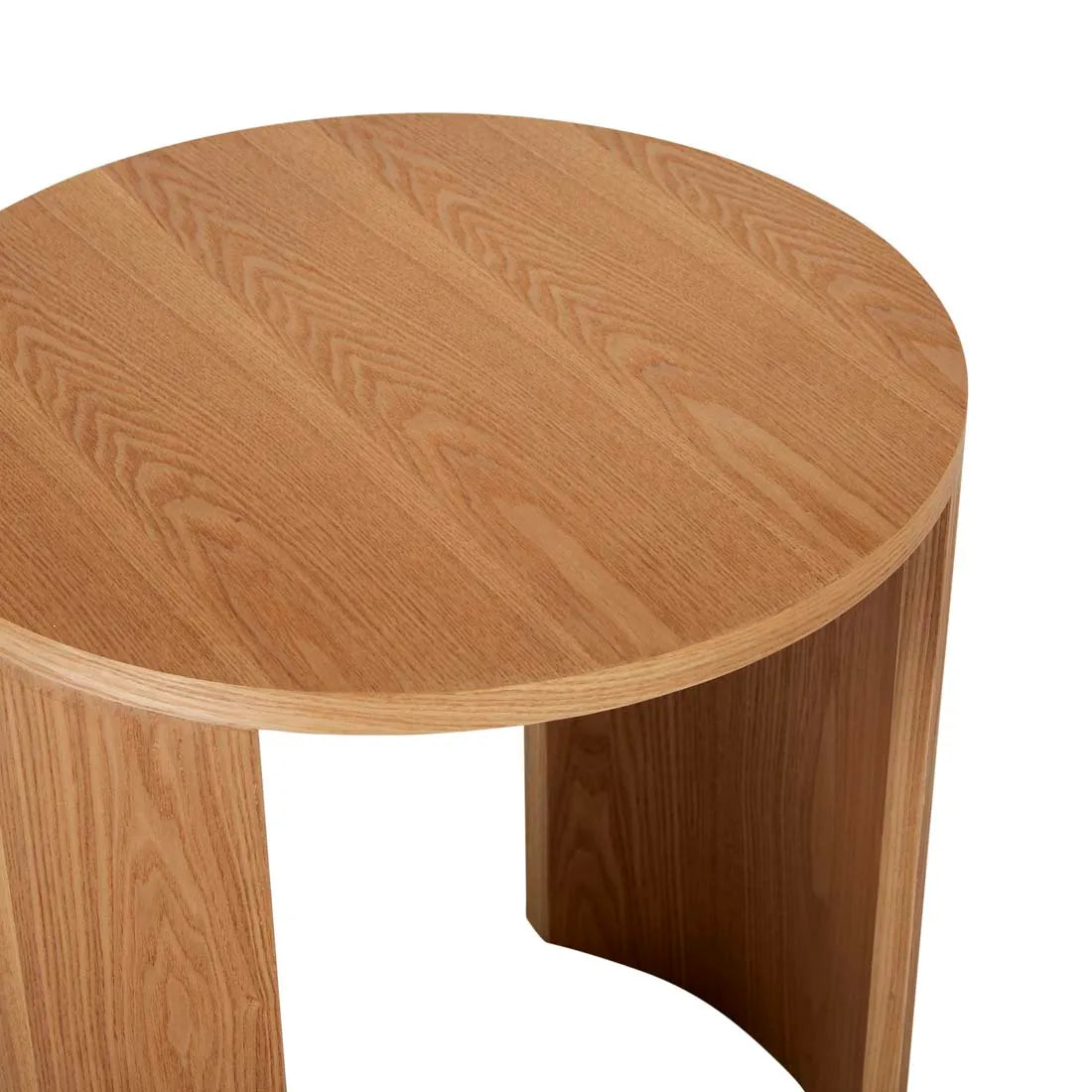 Oberon Crescent Side Table - Natural Ash