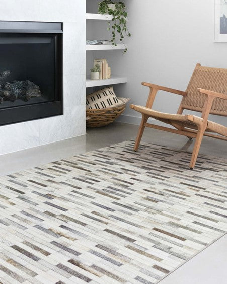 Maddox Rug - Ivory/Grey