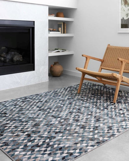 Maddox Rug - Ocean/Grey