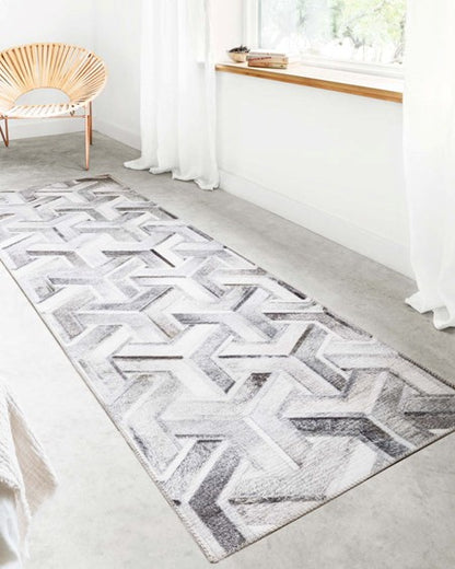 Maddox Rug - Silver/Ivory