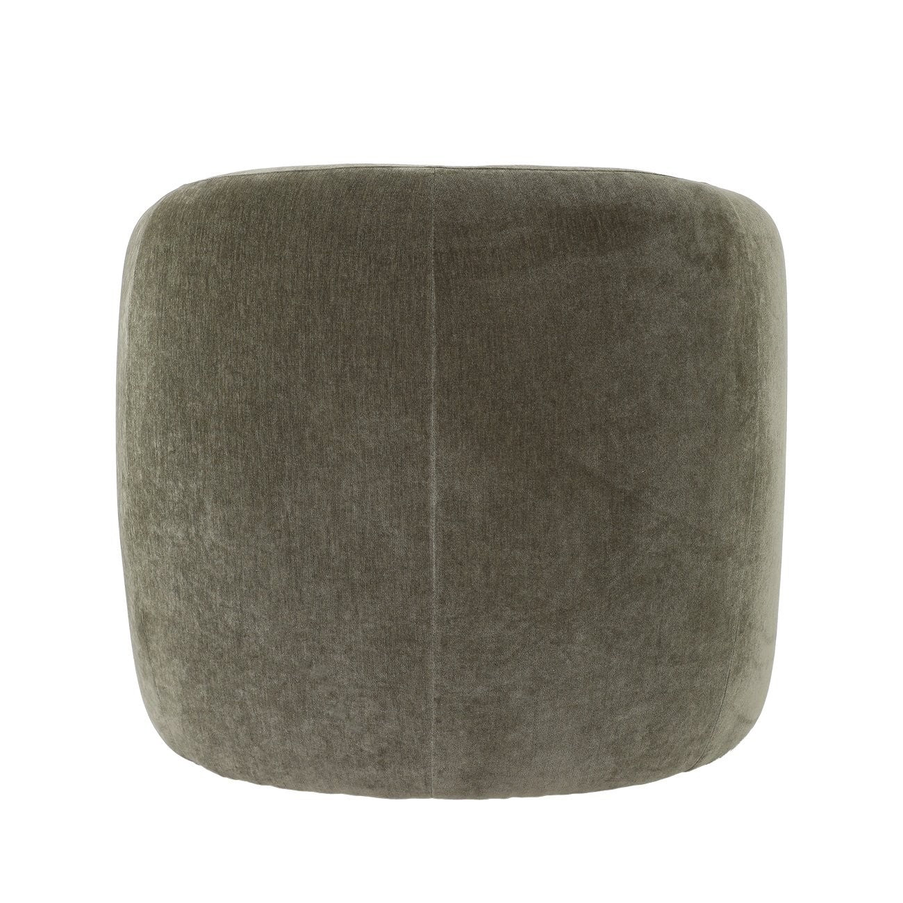 Moss swivel armchair on a white background