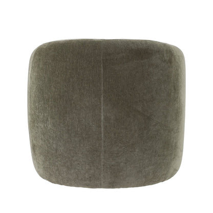 Moss swivel armchair on a white background