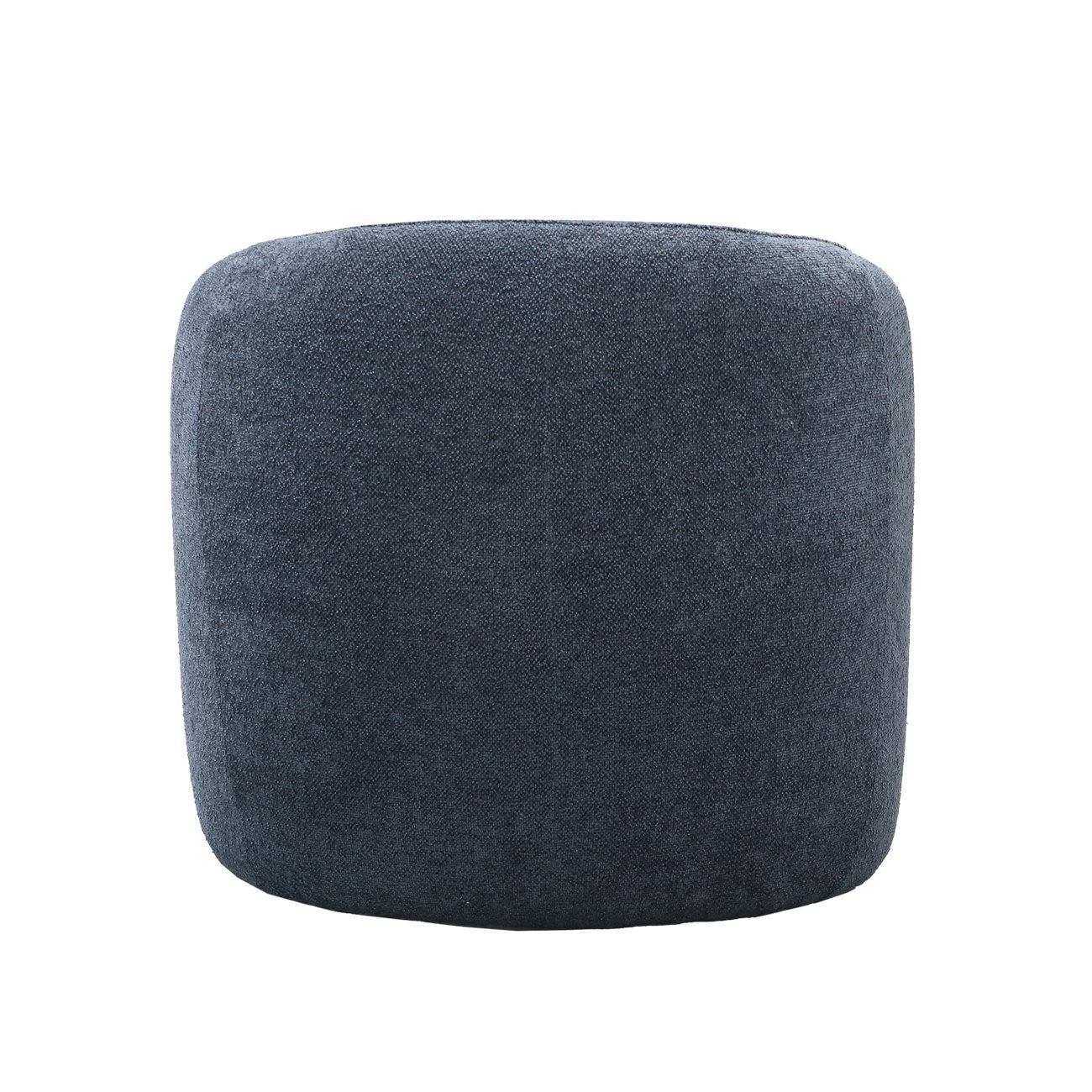 Steel blue swivel armchair on a white background 