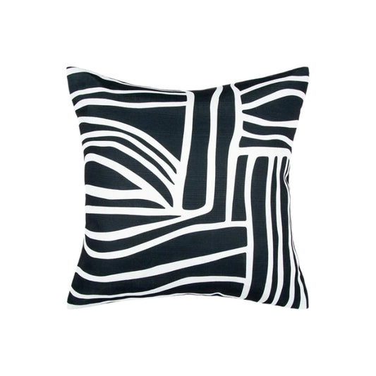 Maze Outdoor Cushion - Black