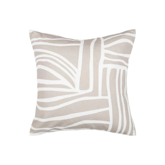 Maze Outdoor Cushion - Ecru