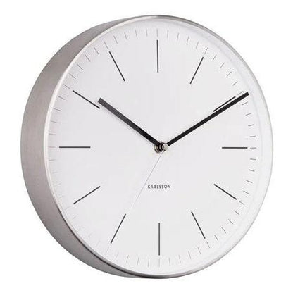 Minimal Clock – White