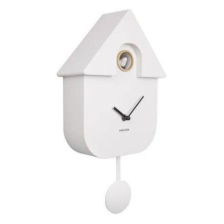 Modern Cuckoo Clock - White