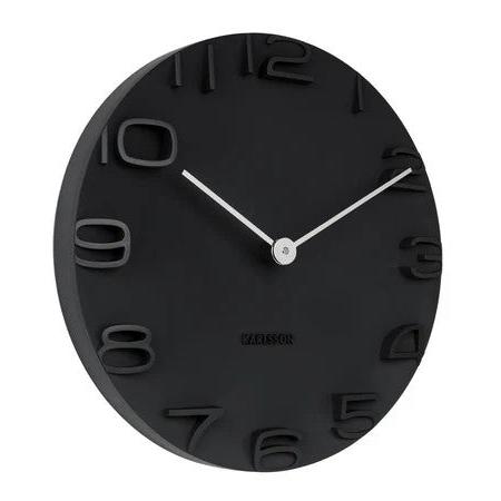 On The Edge Clock - Black