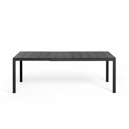 Riva Outdoor Extension Dining Table - 1400 to 2100 Charcoal