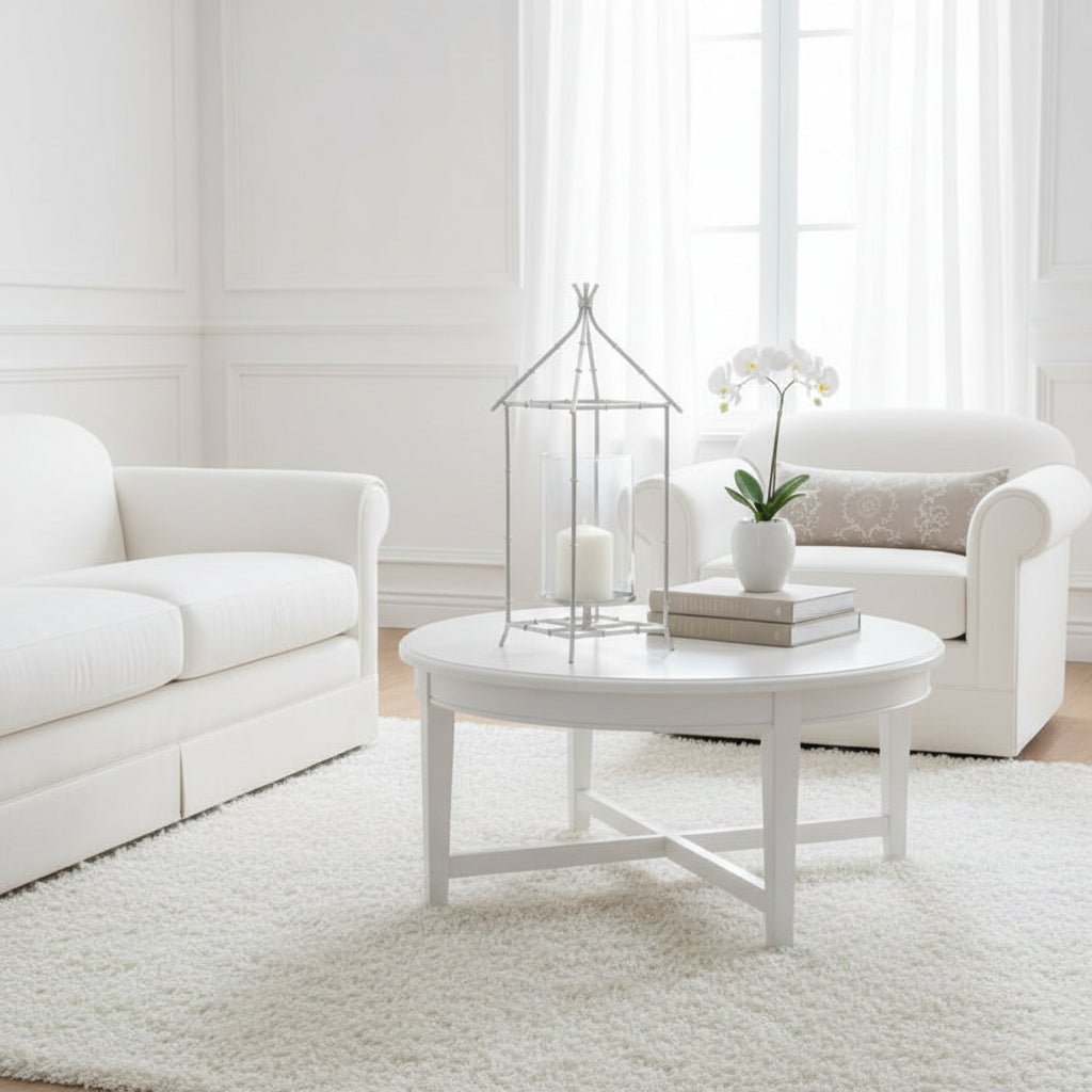 Silver Bamboo Lantern