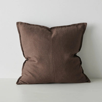 Brown cushion on a white background