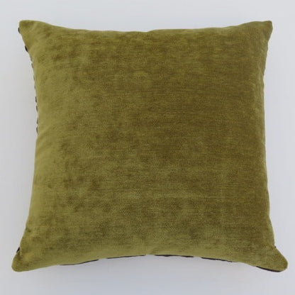 Verdi Cushion - Aubergine Moss