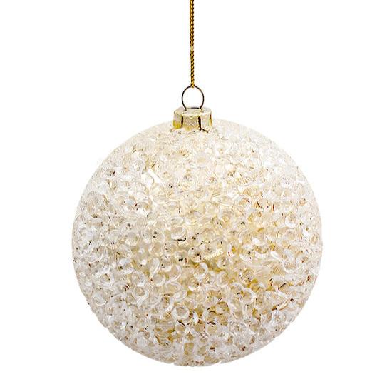 Christmas Beaded Ball Decoration - Set of 6