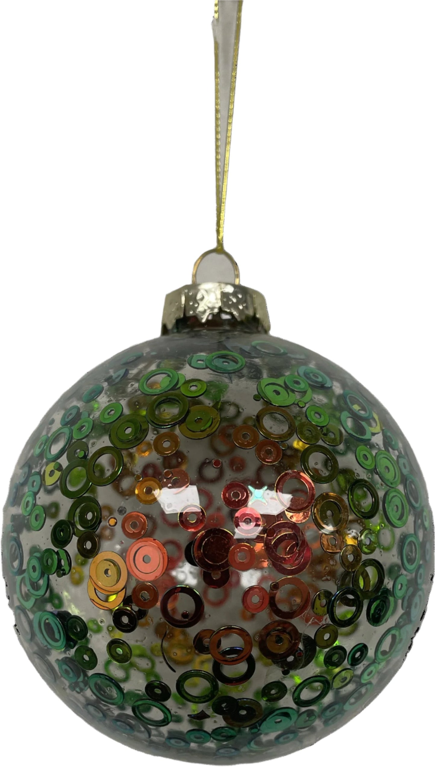 Christmas Rainbow Ball Decoration - Set of 6