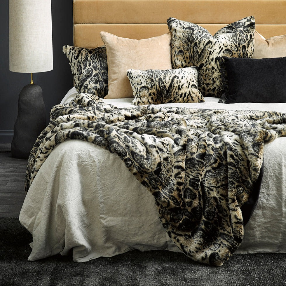 Fur Throw - African Leopard