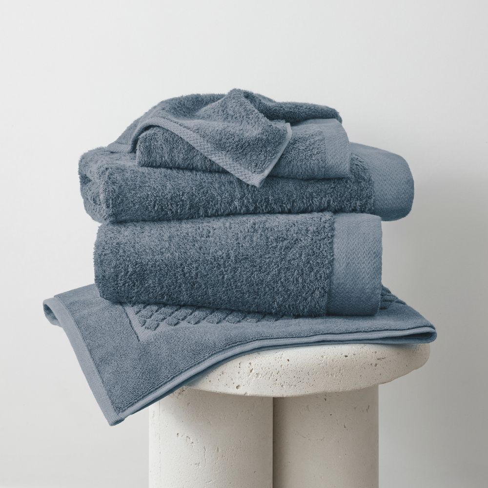 Bamboo Towels - Blue Stone