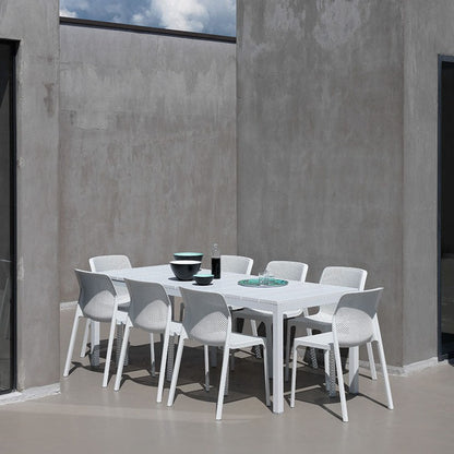 Regatta Outdoor Extension Dining Table - 1400 White