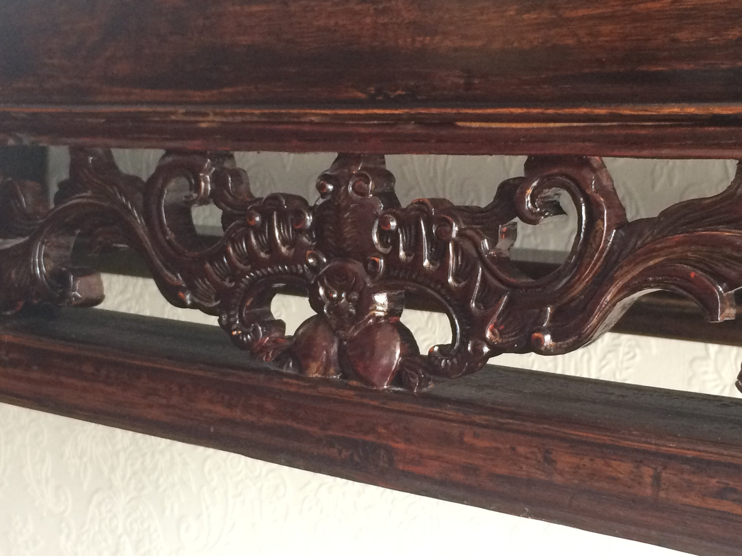 Antique Asian Carved Console