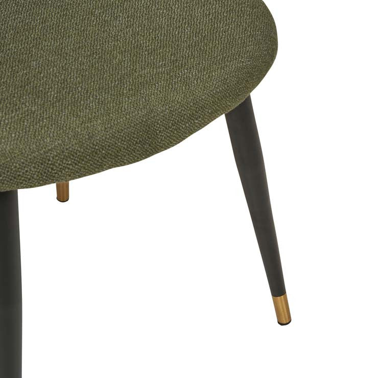 Sara Dining Chair - Green and Black