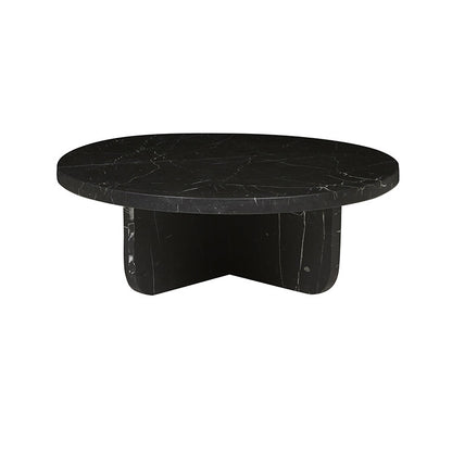 Amara Curve Coffee Table - Black Marble