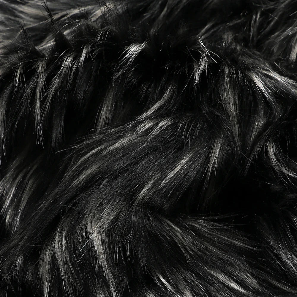 Fur Bean Bag - Ebony Plume