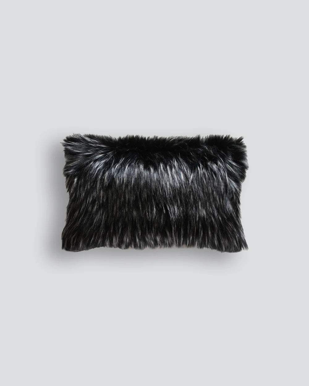 Fur Cushion - Ebony Plume (3 Sizes)