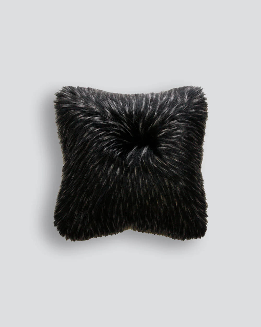 Fur Cushion - Ebony Plume (3 Sizes)