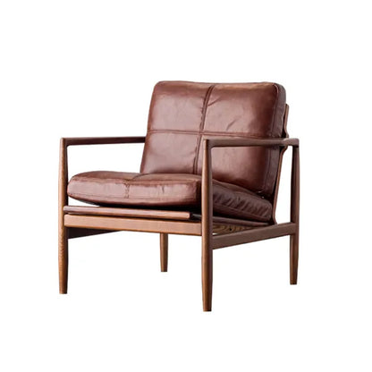 Bailey Occasional Chair - Tan Leather