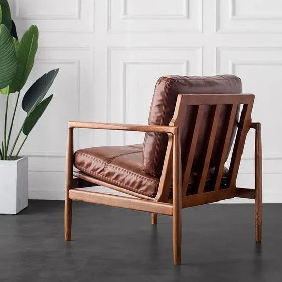 Bailey Occasional Chair - Tan Leather