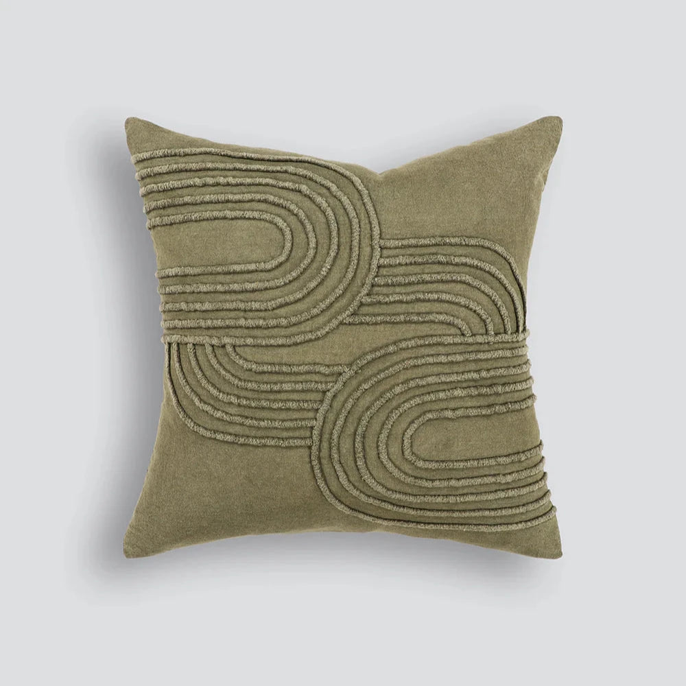 Gatsby Cushion - Olive