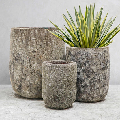 Kandara Outdoor Planter - Natural Lava Finish (3 Sizes)
